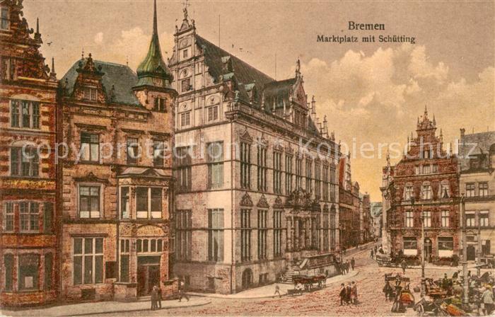 BREMEN  CITY Marktplatz mit Sch?tting