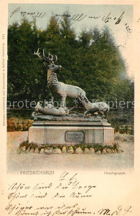 Friedrichsruh Hamburg Hirschgruppe