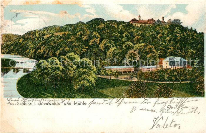 Niederwiesa Schloss Lichtenwalde und M?hle