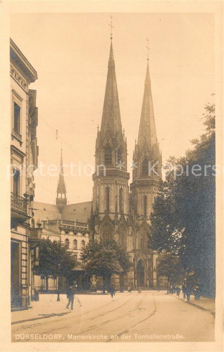 DuessELDORF  CITY Marienkirche Tonhallenstrasse