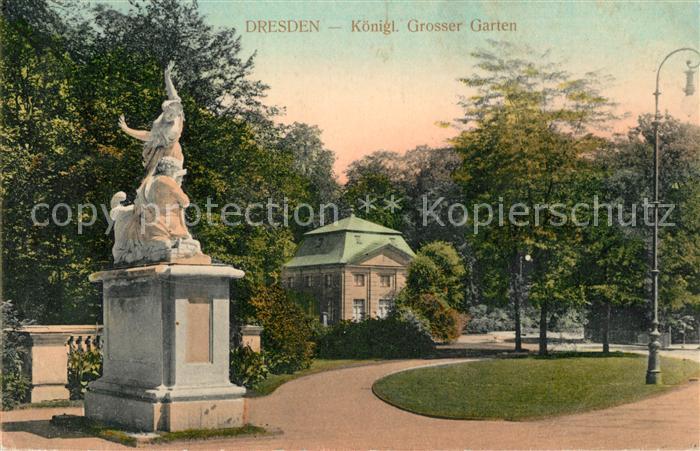 DRESDEN Elbe K?nigl. Grosser Garten