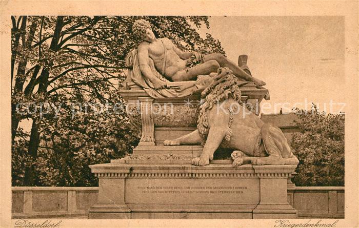 DuessELDORF  CITY Kriegerdenkmal