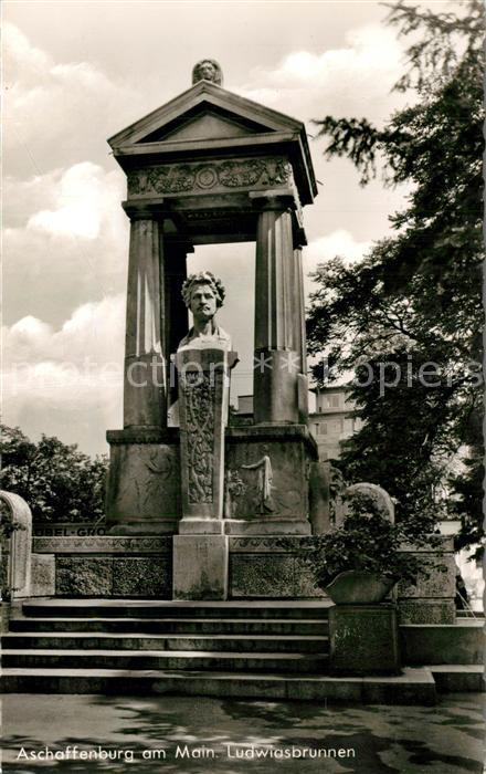 Aschaffenburg Main Ludwigsbrunnen
