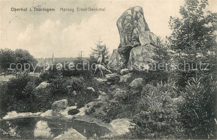 Oberhof Thueringen Herzog Ernst-Denkmal