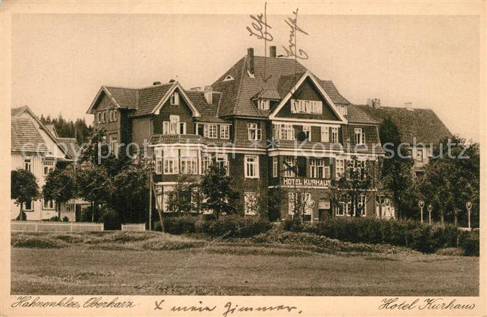 Hahnenklee-Bockswiese Harz Hotel Kurhaus