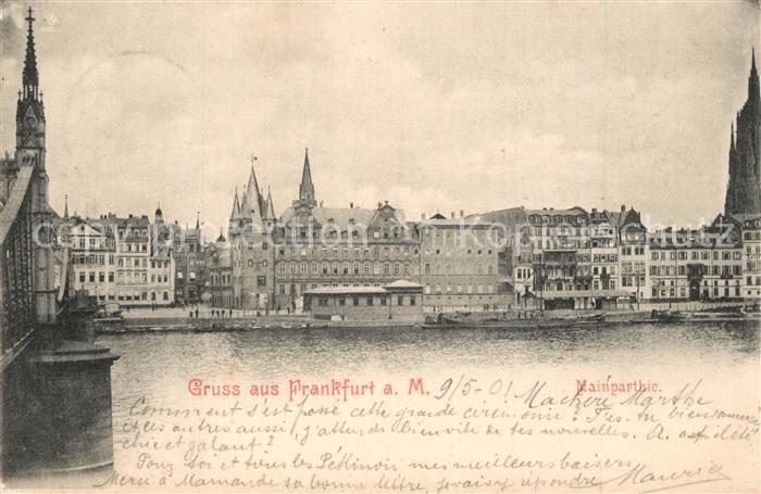 Frankfurt Main Mainpartie