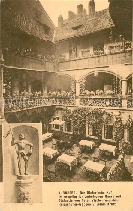 N?rnberg Hof im urspr?nglichen Imhofschen Hause