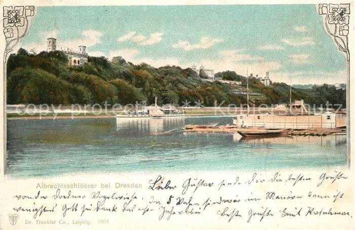 DRESDEN Elbe Albrechtsschl?sser