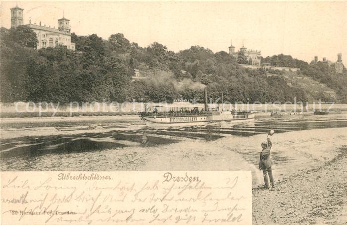 DRESDEN Elbe Albrechtsschl?sser