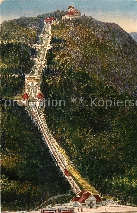 BADEN-BADEN BW Drahtseilbahn am Merkur