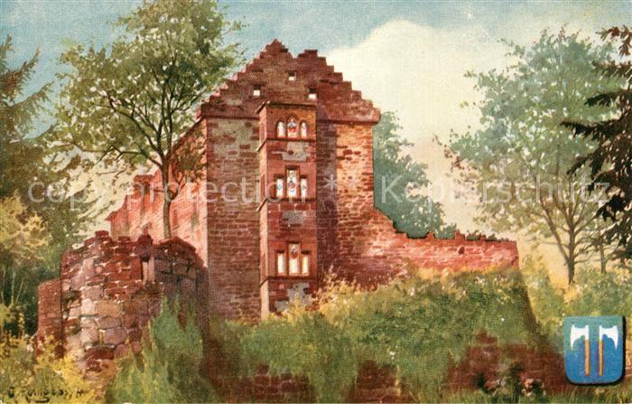 Neunkirchen Baden Minneburg K?nstlerkarte