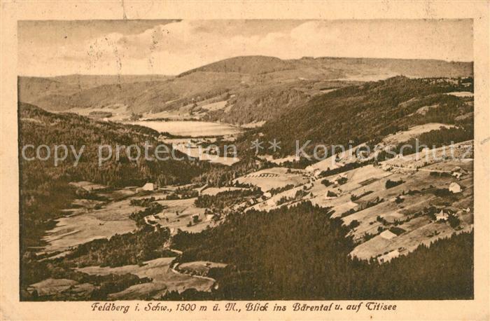 Feldberg Schwarzwald B?rental und Titisee