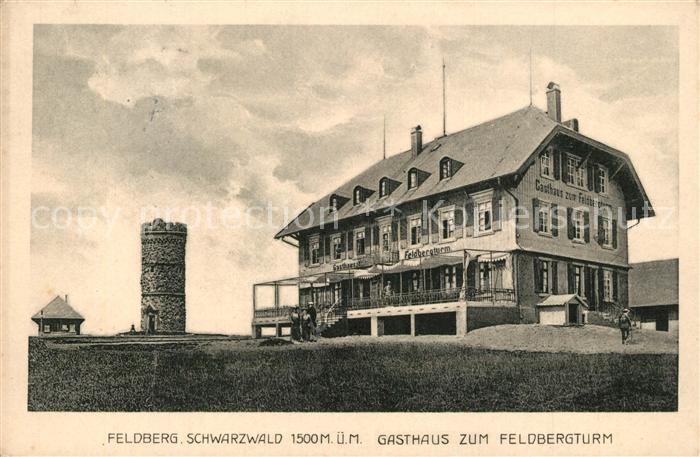 Feldberg Schwarzwald Gasthaus mit Turm