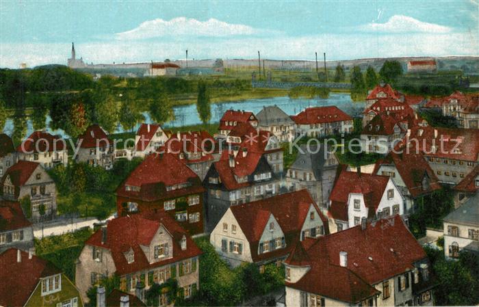 Kehl Rhein Landhauskolonie mit Rheinblick