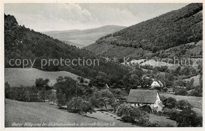Waldkatzenbach Oberer H?llgrund mit Str?mpfelbrunn