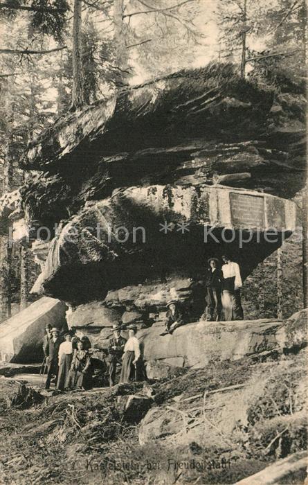 FREUDENSTADT BW Felsen im Wald