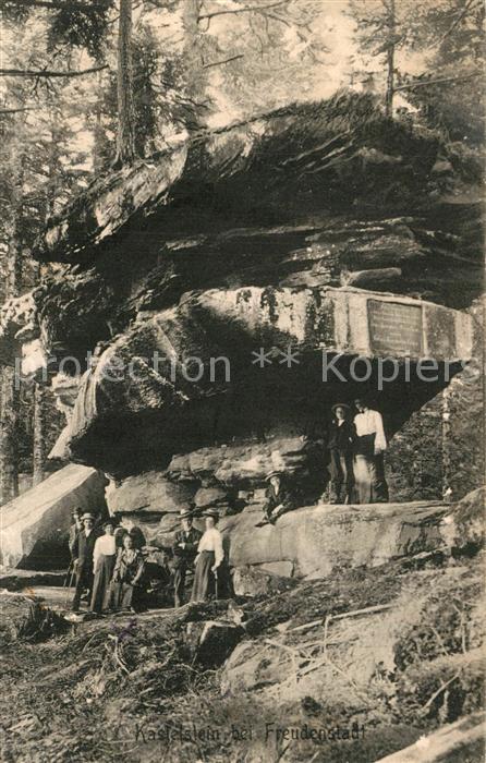 FREUDENSTADT BW Felsen im Wald