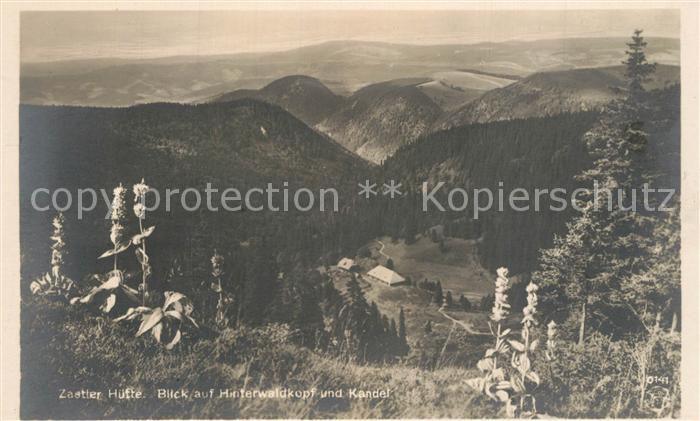 Zechlinerhuette mit Hinterwaldkopf und Zandel