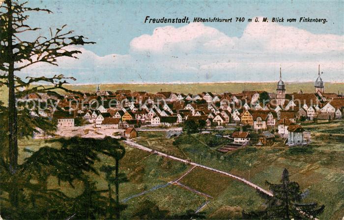 FREUDENSTADT BW Blick vom Finkenberg