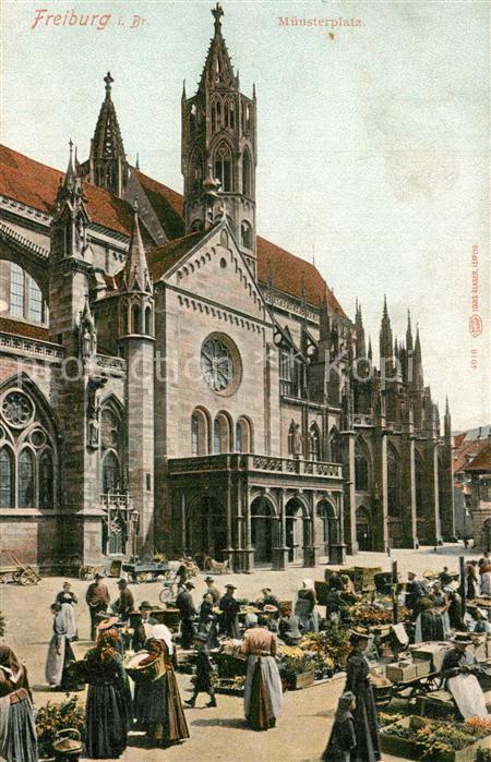 Freiburg Breisgau M?nsterplatz Markt