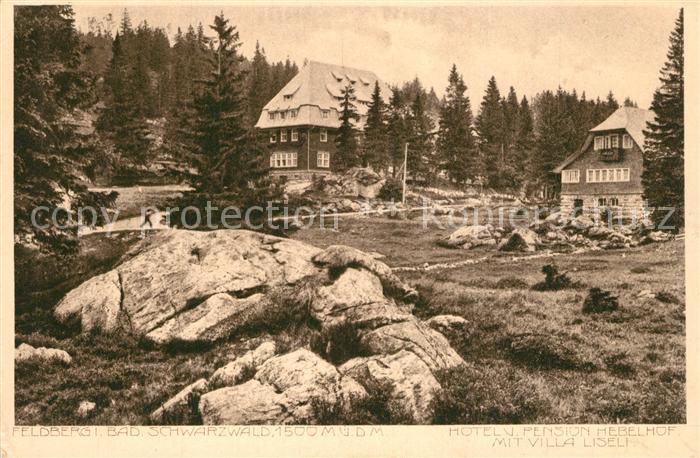 Feldberg Schwarzwald Hotel Pension Hebelhof mit Villa Liseli
