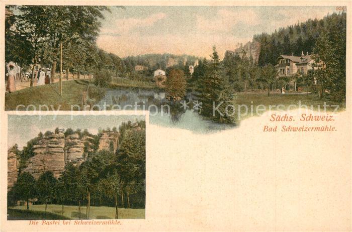 Bad  Schweizerm?hle S?chsische Schweiz Sandsteinfelsen