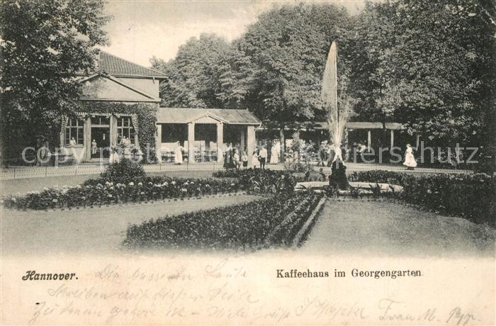 HANNOVER  CITY Kaffeehaus im Georgengarten