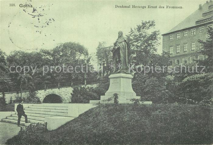 Gotha Th?ringen Denkmal Herzogs Ernst des Frommen