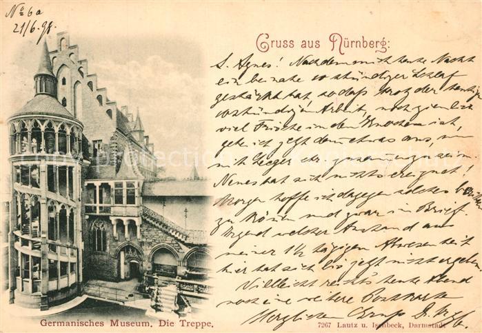 N?rnberg Germannisches Museum Treppe