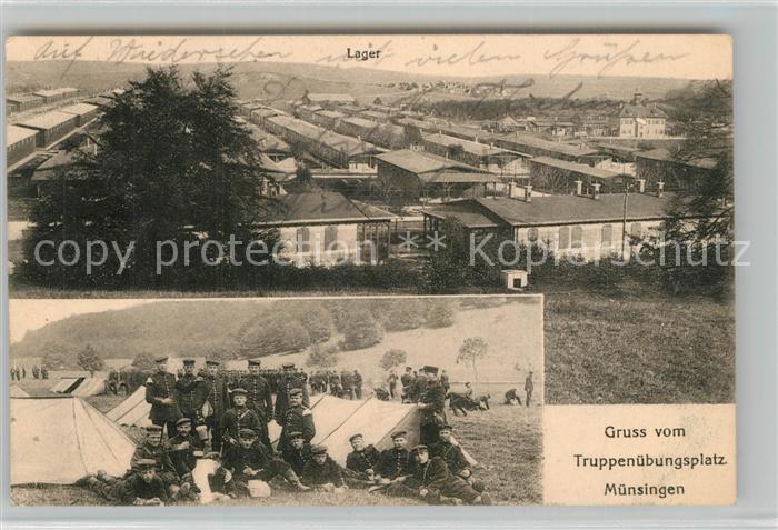 M?nsingen Truppen?bungsplatz Lager Soldaten