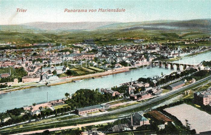 TRIER  CITY Panorama vom Mariens?ule