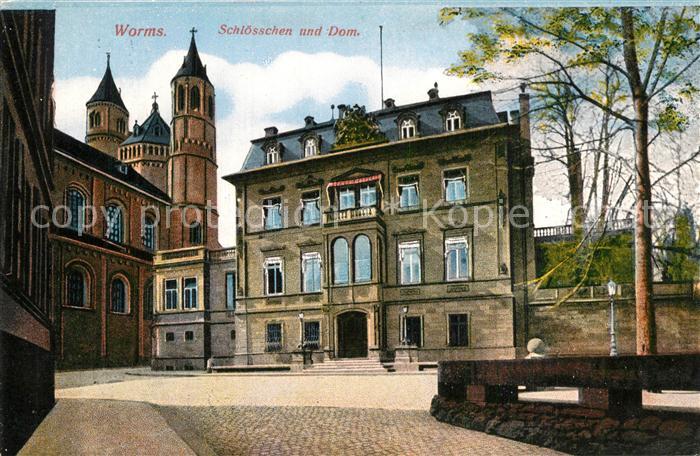 Worms Rhein Schl?sschen und Dom