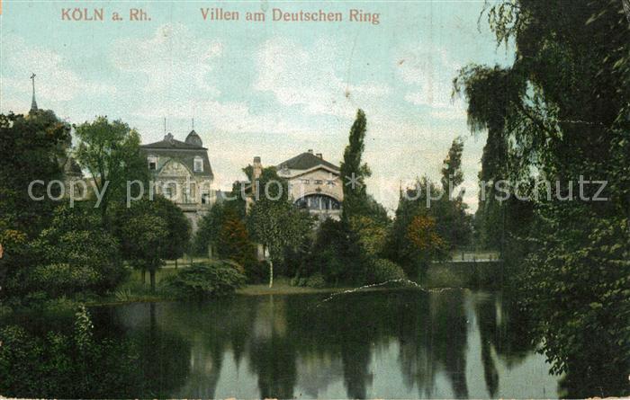 K?ln Rhein Villen am Deutschen Ring