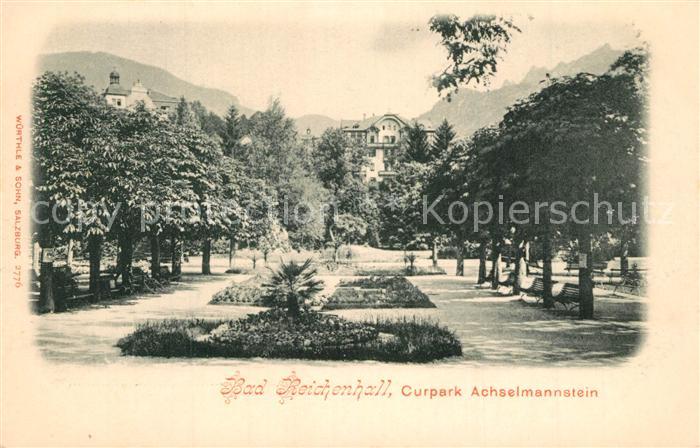 Bad Reichenhall Kurpark Achselmannstein