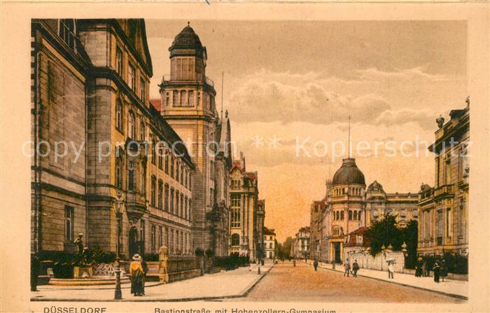 DuessELDORF  CITY Bastionstrasse mit Hohenzollerngymnasium
