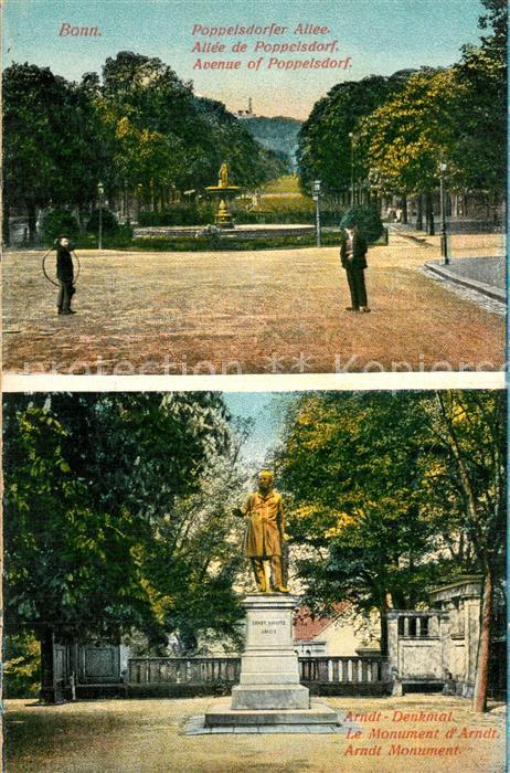Bonn Rhein Poppelsdorfer-Allee Arndt-Denkmal