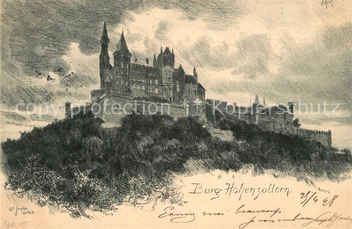 Burg Hohenzollern K?nstlerkarte