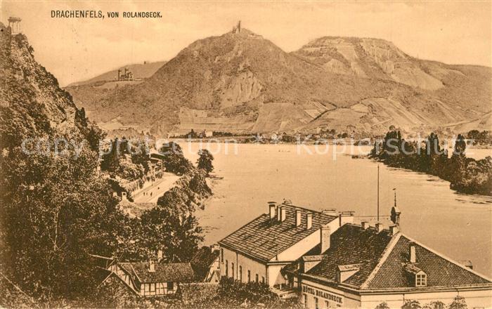 Drachenfels Blick vom Rolandseck