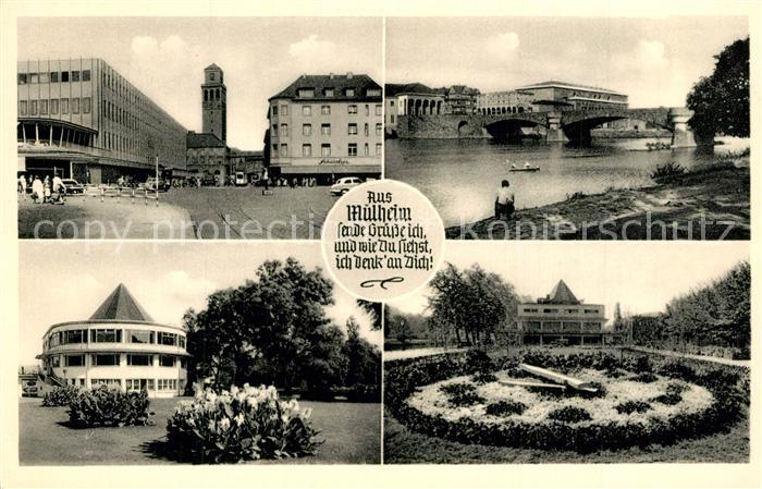 M?lheim Ruhr Flusspartie Blumenuhr