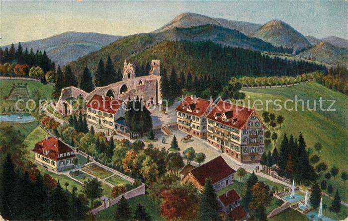 Allerheiligen Oppenau K?nstlerkarte Vogelperspektive