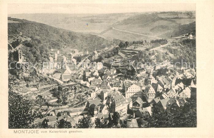 Montjoie Monschau Vom Kaiserblick gesehen