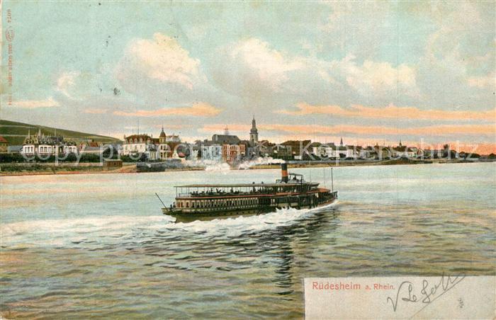 R?desheim Rhein Rheinpartie Dampfer