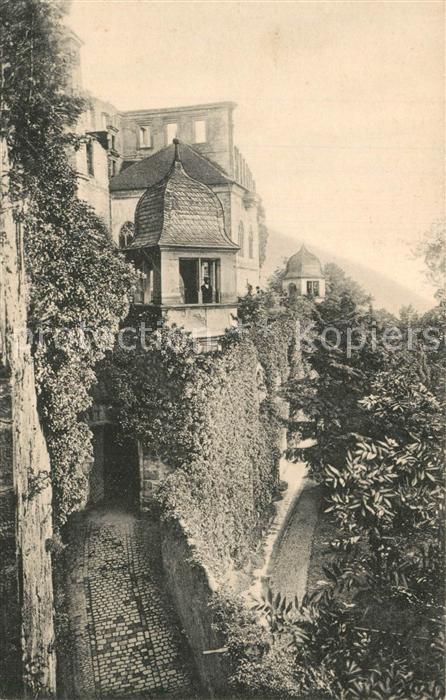 Heidelberg Neckar Schlossaltan Blick vom achteckigen Turm