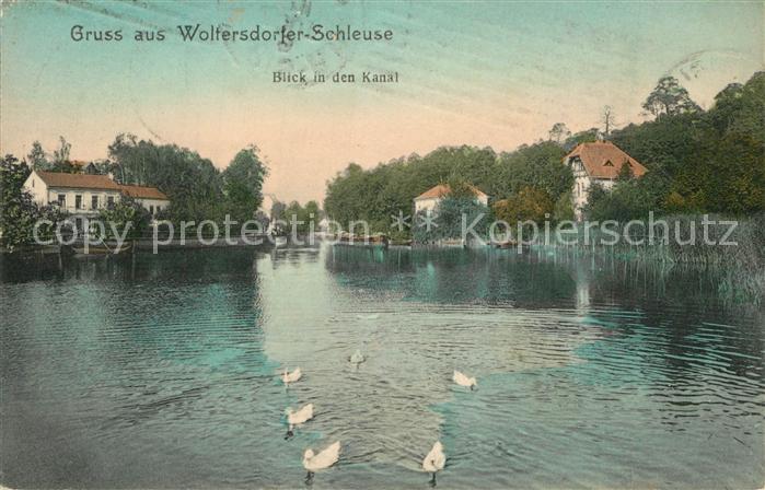 Wolfersdorf Oberbayern Schleuse Kanal