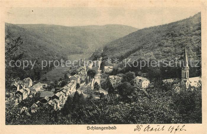 Schlangenbad Taunus Fliegeraufnahme