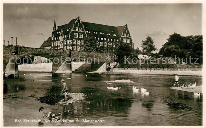 Bad Kreuznach Br?cke mit St. Marienw?rth