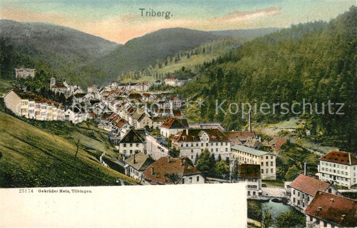 Triberg Schwarzwald Vogelschau