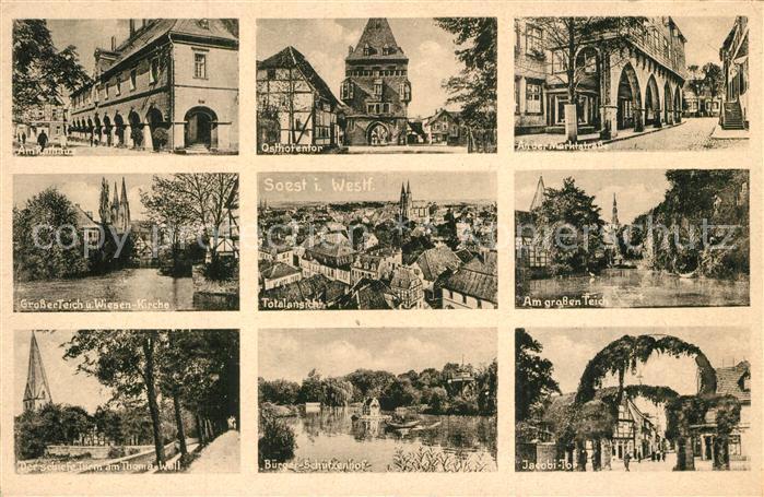 Soest Arnsberg Osthofentor Schiefer-Turm Jacobi-Tor Marktstrasse