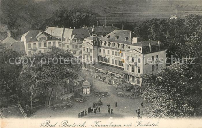 Bad Bertrich Kuranlagen mit Kurhotel