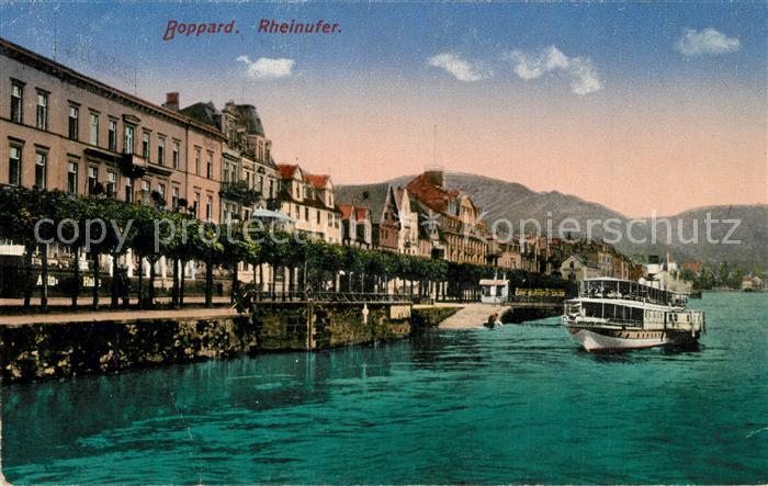 Boppard Rhein Rheinufer